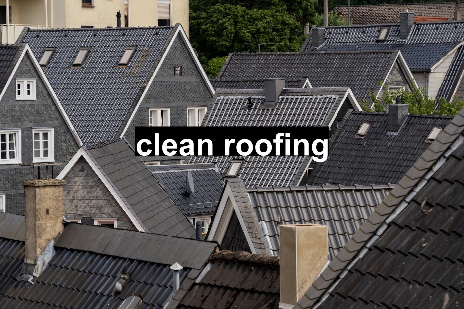 clean roofing
