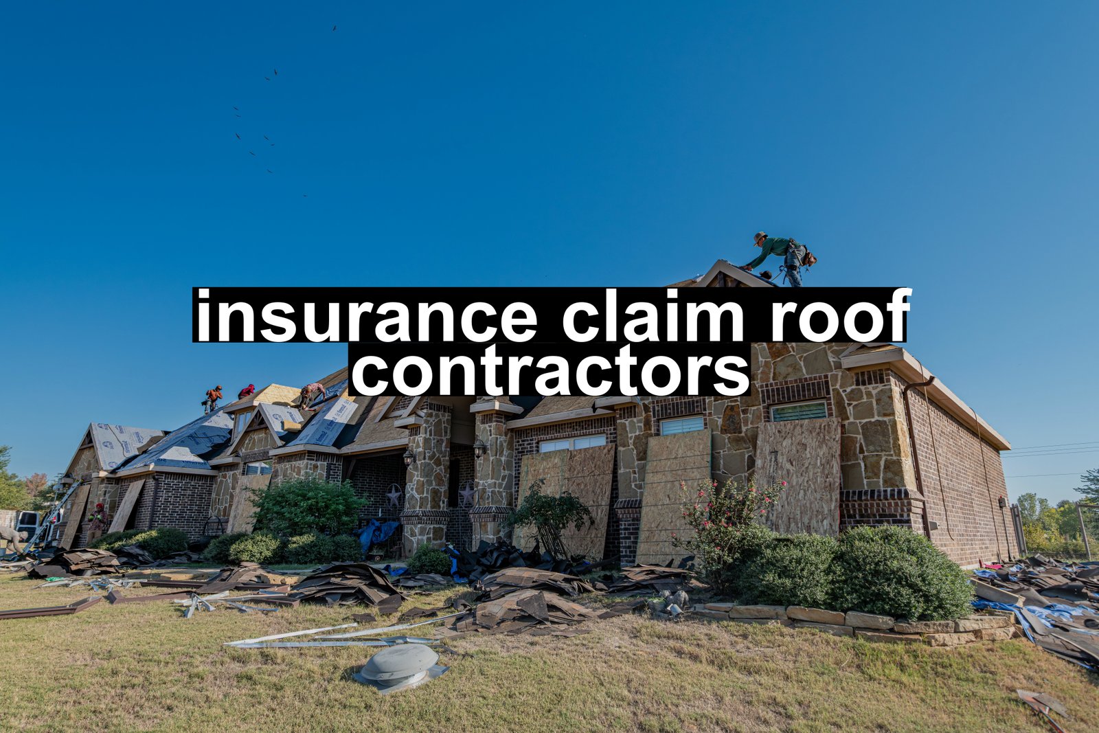insurance claim roof contractors