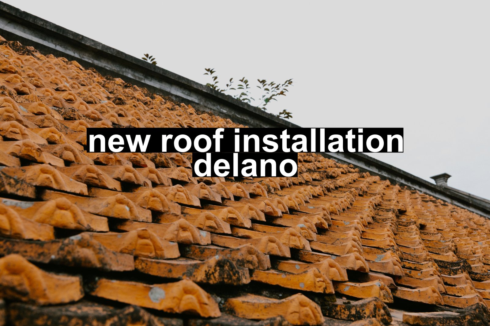 new roof installation delano