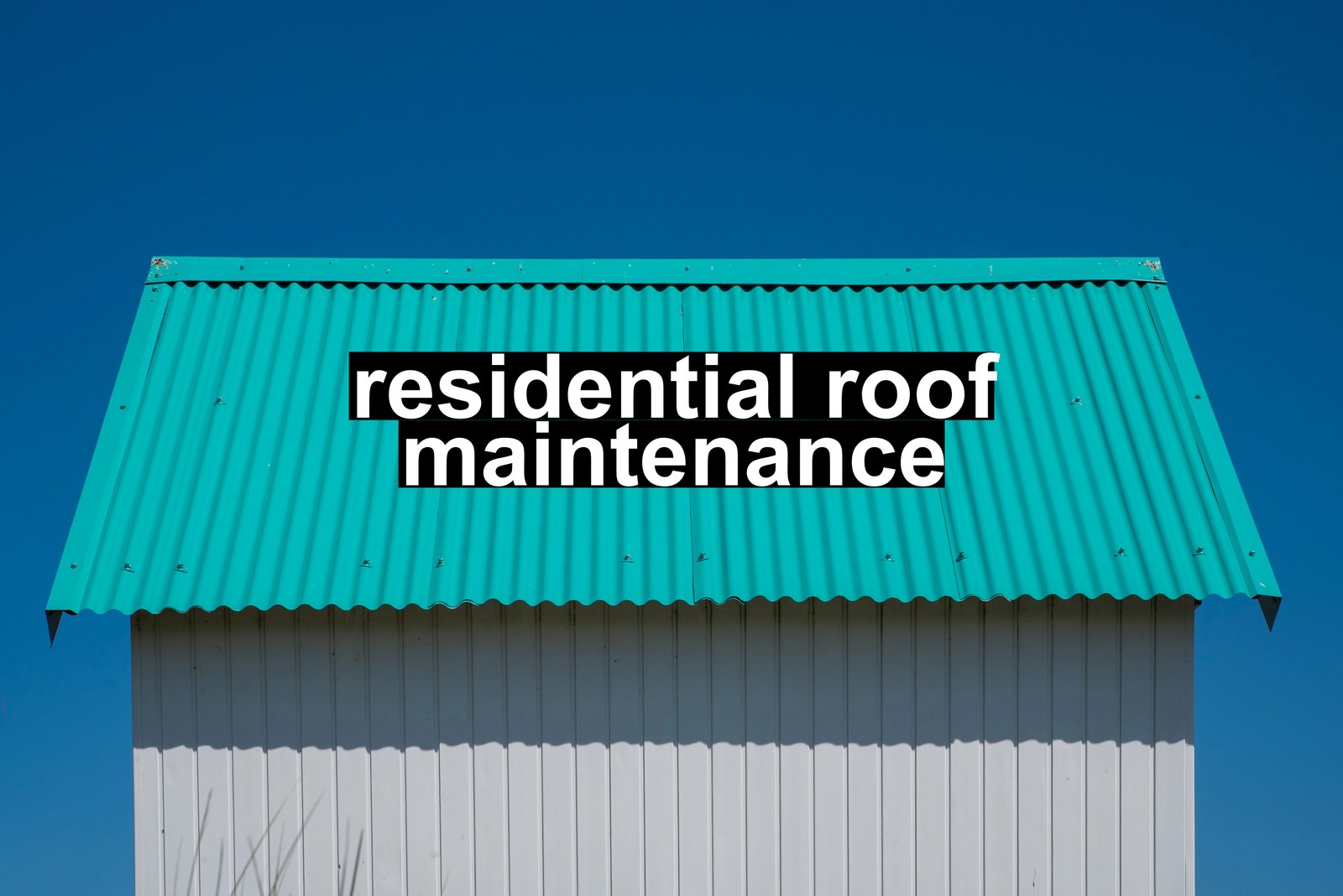 residential roof maintenance