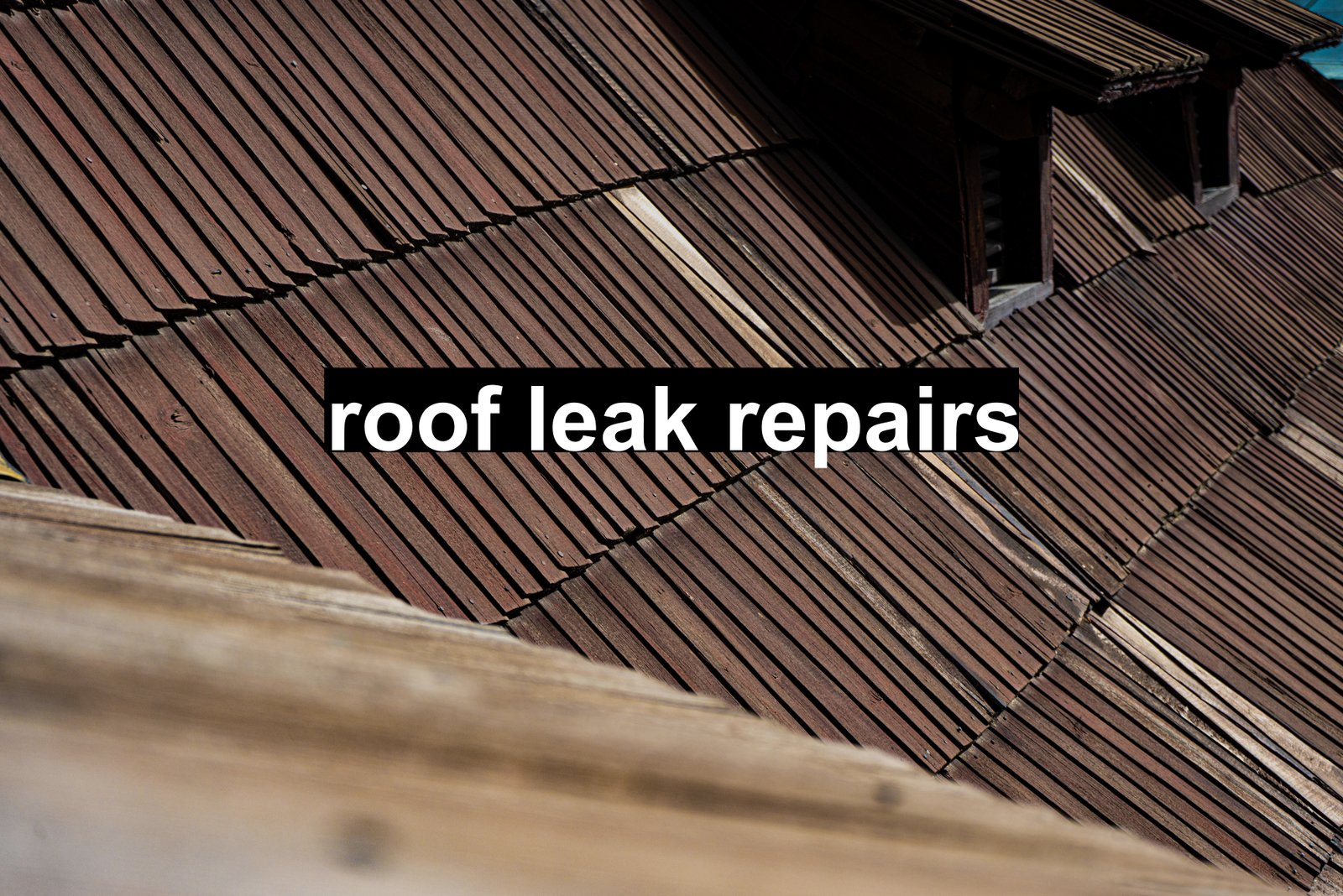 roof leak repairs