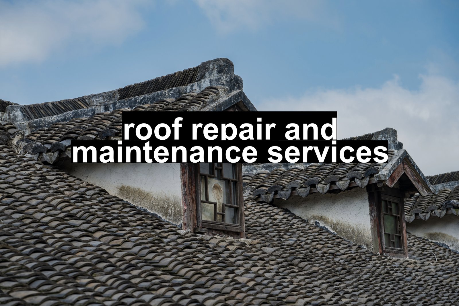 roof repair and maintenance services