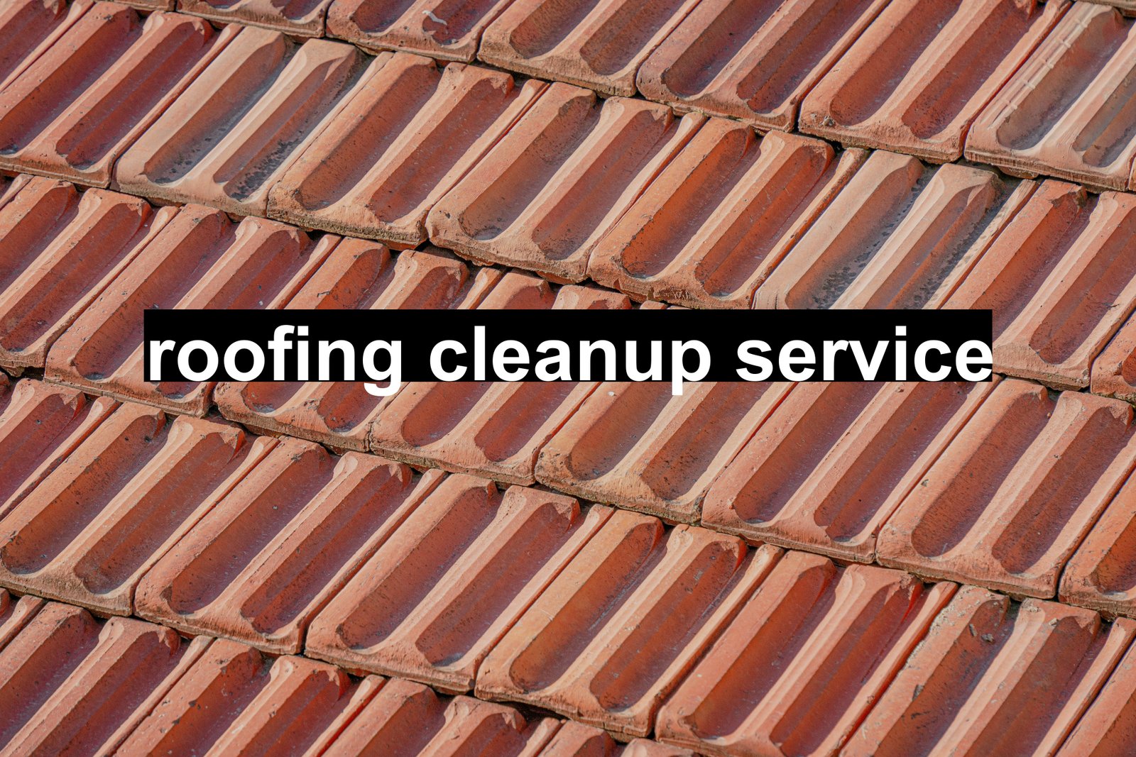 roofing cleanup service
