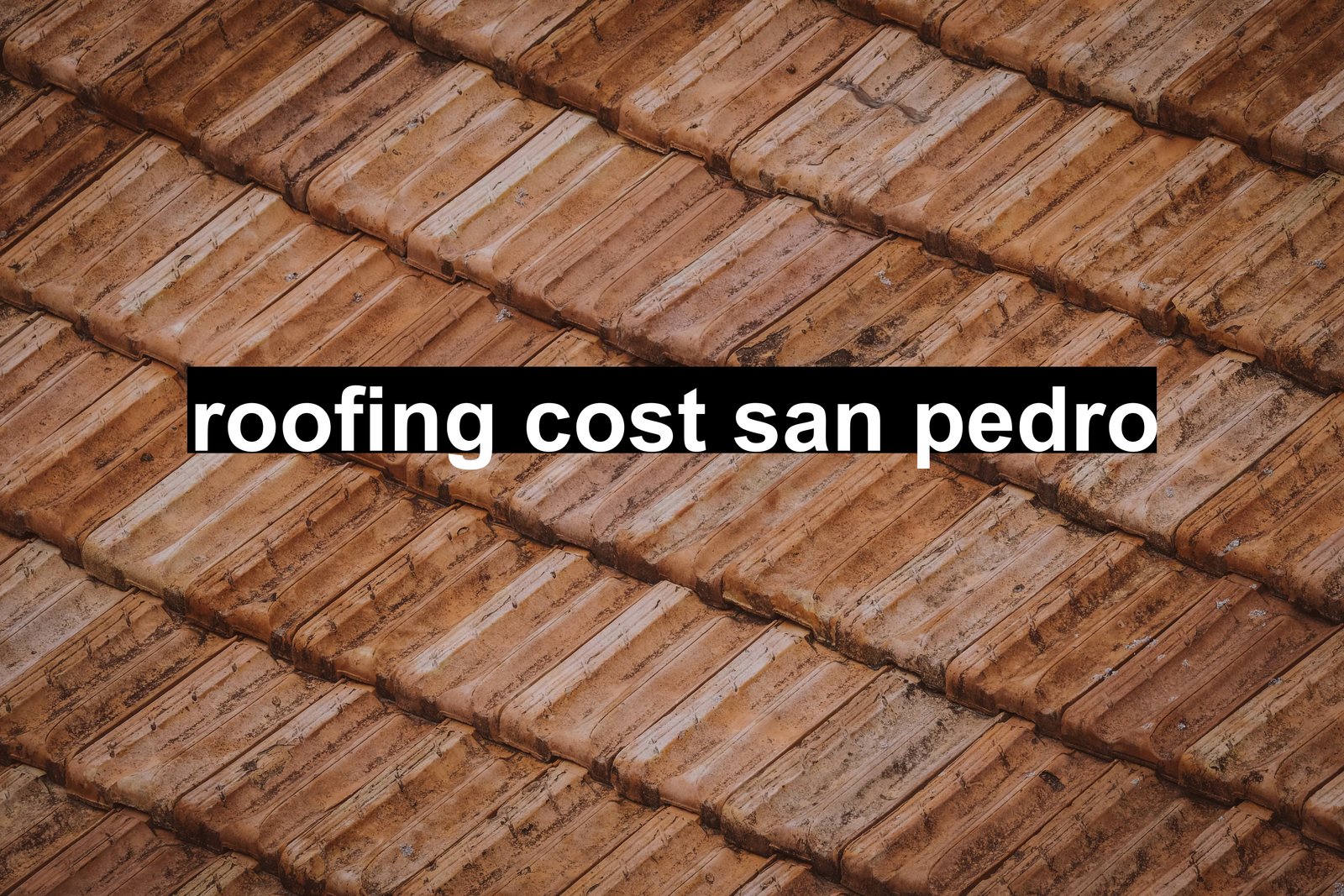 roofing cost san pedro
