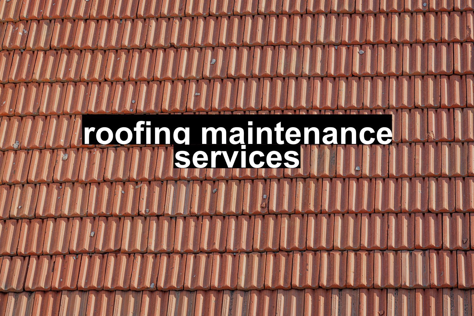 roofing maintenance services