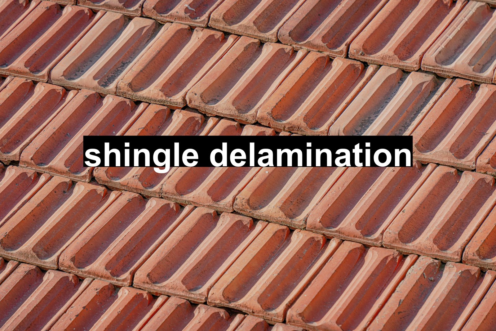 shingle delamination