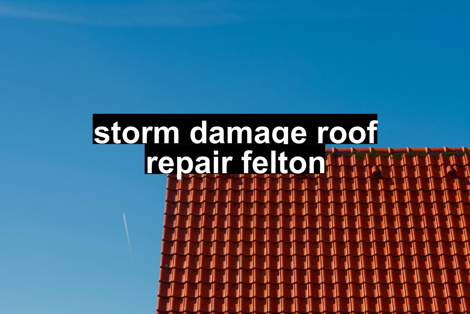 storm damage roof repair felton
