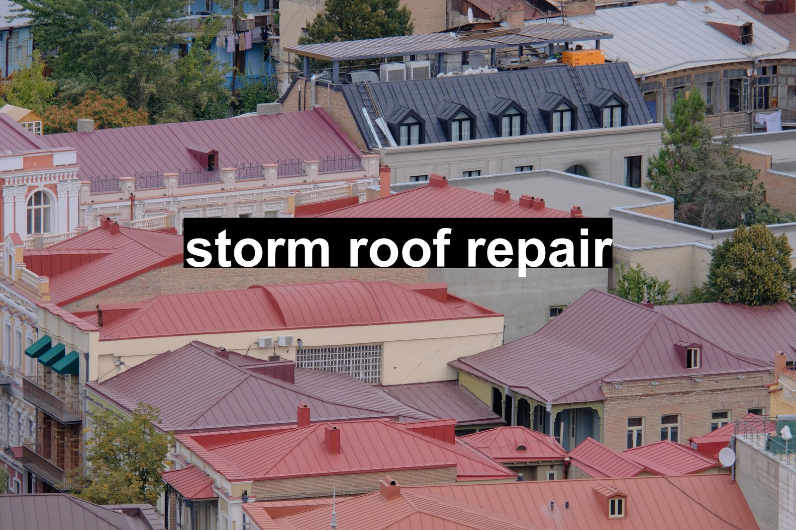 storm roof repair